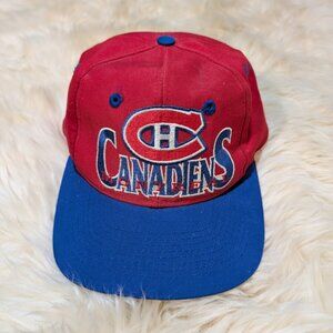 Vintage Montreal Canadiennes The Game Adjustable Ball Cap hat